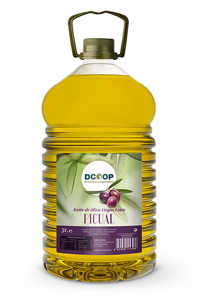 Aceite de oliva virgen extra DCOOP Picual 5L PET