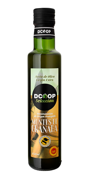 Aceite de oliva virgen extra DCOOP DOP Montes de Granada 250ml Vidrio
