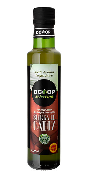 Aceite de oliva virgen extra DCOOP DOP Sierra de Cádiz 250ml Vidrio