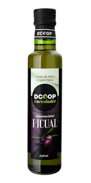 Aceite de oliva virgen extra DCOOP Picual 250ml Vidrio