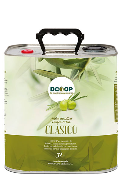 Aceite de oliva virgen extra DCOOP Clásico 3L Lata