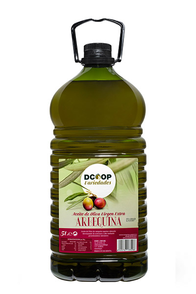 Aceite de oliva virgen extra DCOOP Arbequino 5L PET